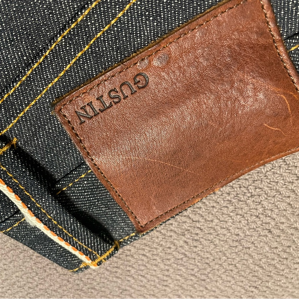 Gustin deep blue indigo #75 Okayama selvedge denim - Picture 12 of 12